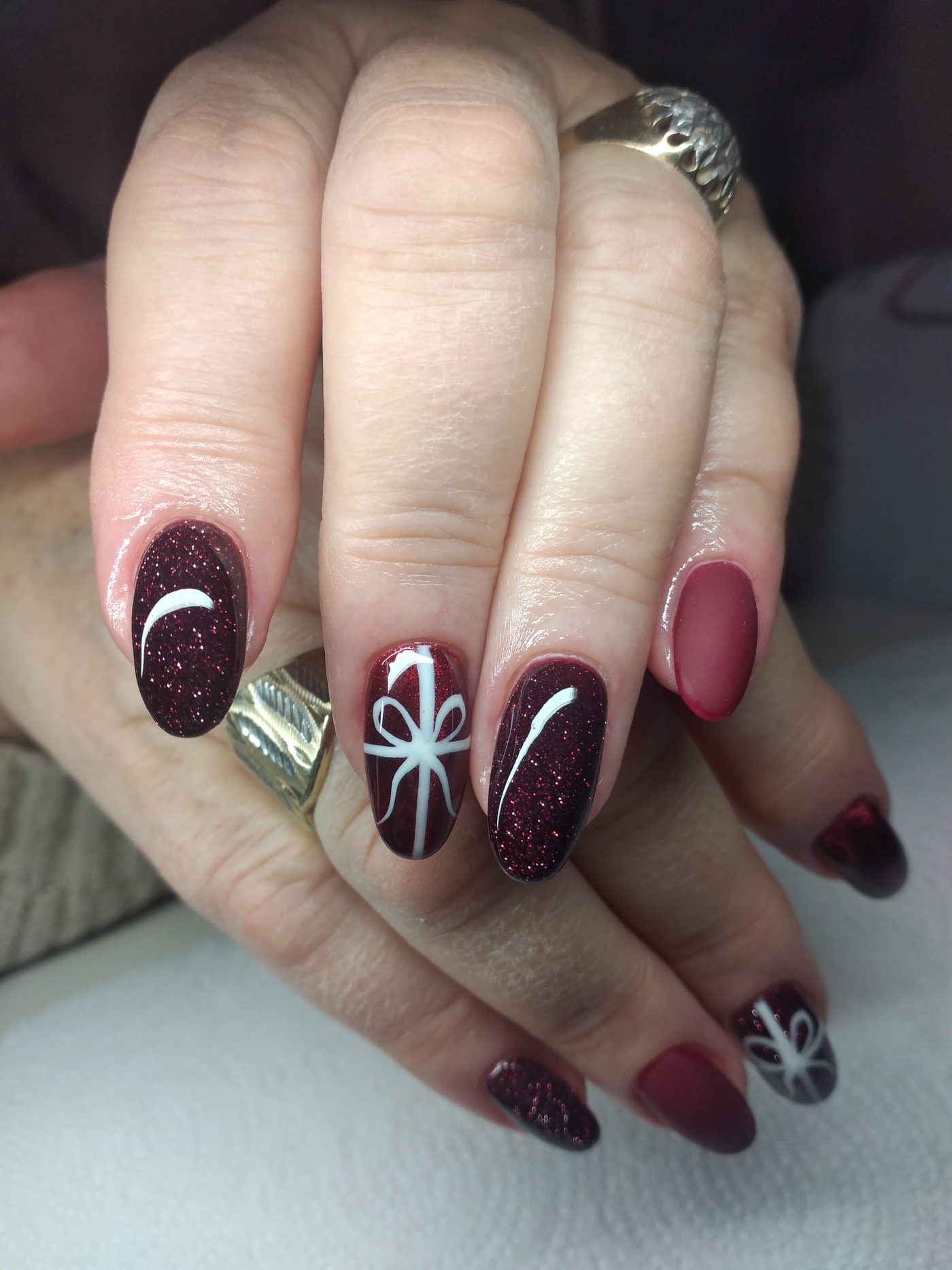 Manicure hybrydowy — Salon Urody BAD ANGEL, Szczecin (praca nr 7) — Emilia, Salon Urody BAD ANGEL Szczecin