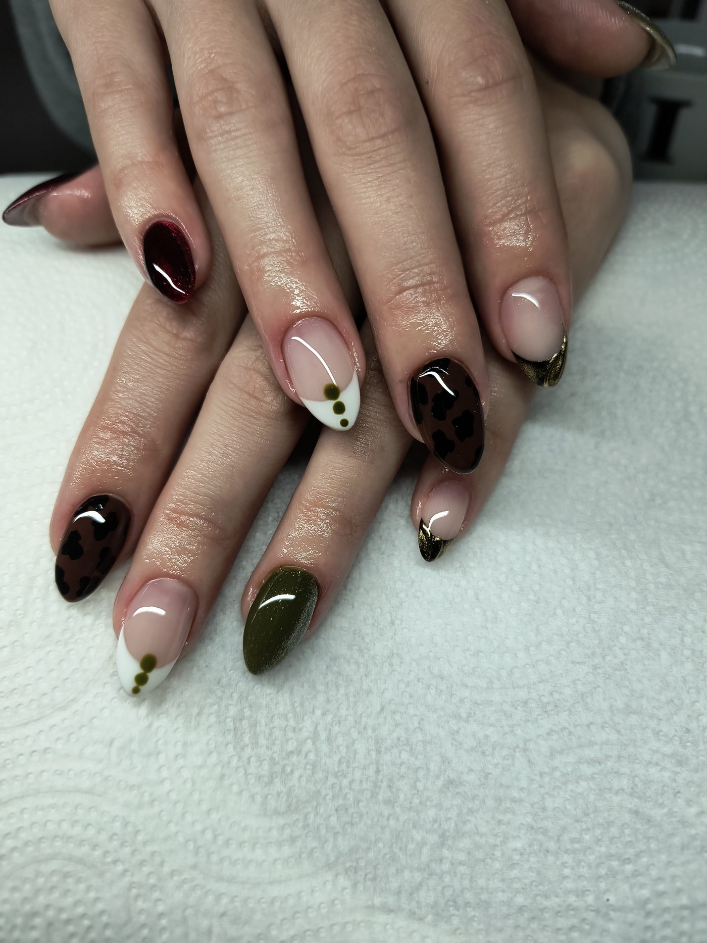 Manicure klasyczny — Salon Urody BAD ANGEL, Szczecin (praca nr 9) — Emilia, Salon Urody BAD ANGEL Szczecin