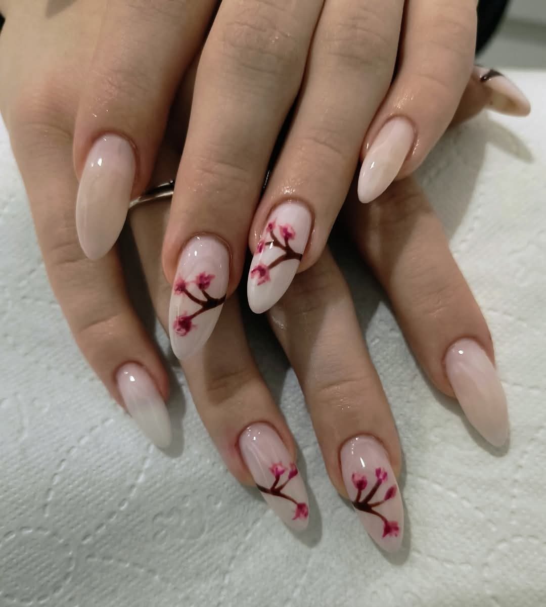 Manicure japoński — Salon Urody BAD ANGEL, Szczecin (praca nr 12) — Emilia, Salon Urody BAD ANGEL Szczecin
